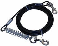 Stål kabel - til tøjring af hund