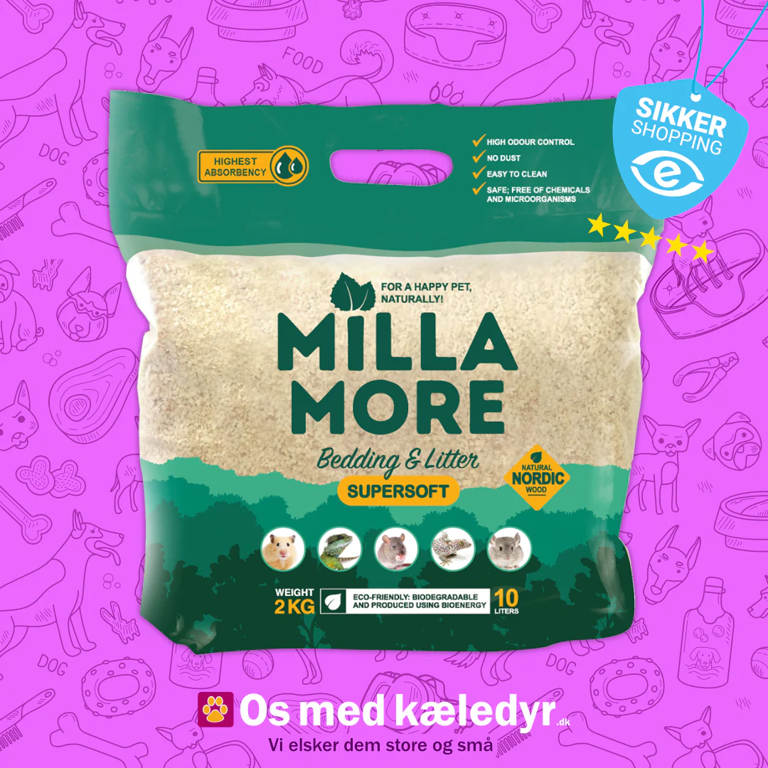 Bøgeflis, MillaMoore supersoft 2kg, strøelse til mindre kæledyr - Image 3