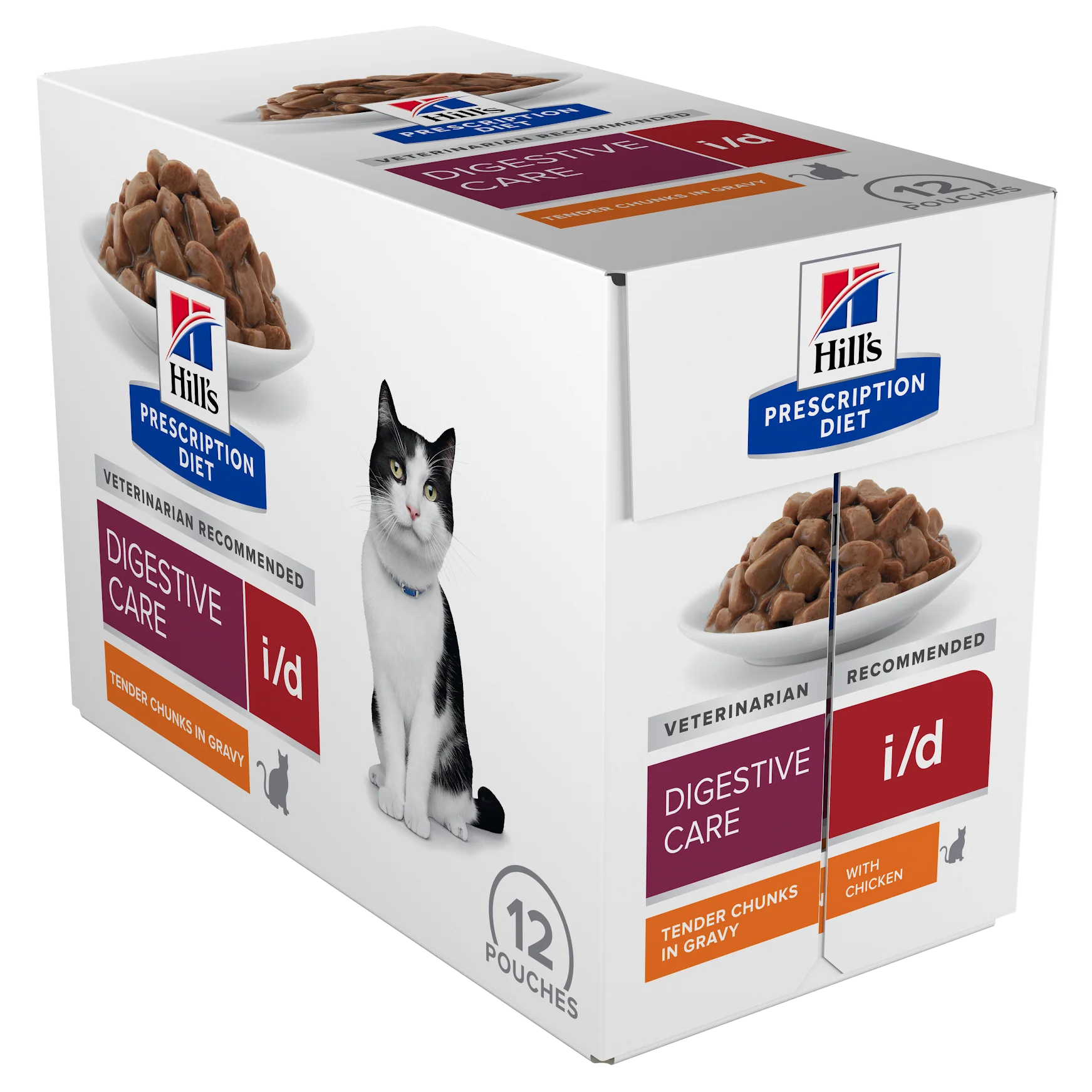 Hill's Prescription Diet i/d vådfoder til katte med mavetarmsygdomme 12x85g - Image 7