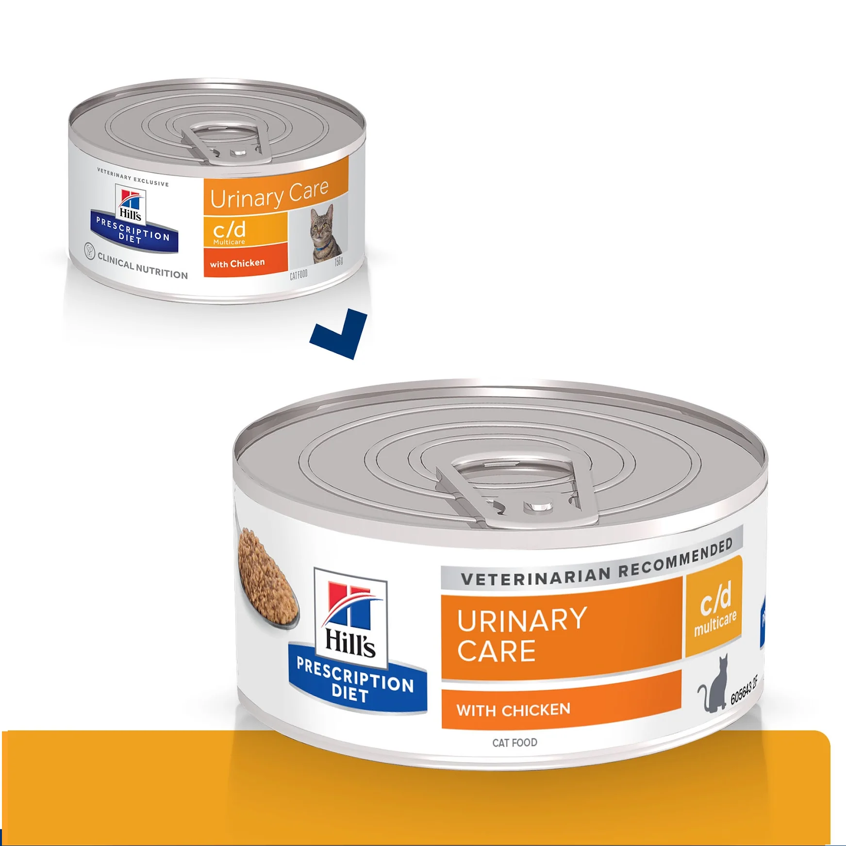 Hill's PRESCRIPTION DIET c/d Multicare Urinary Care kattefoder med kylling - 156g - Image 11