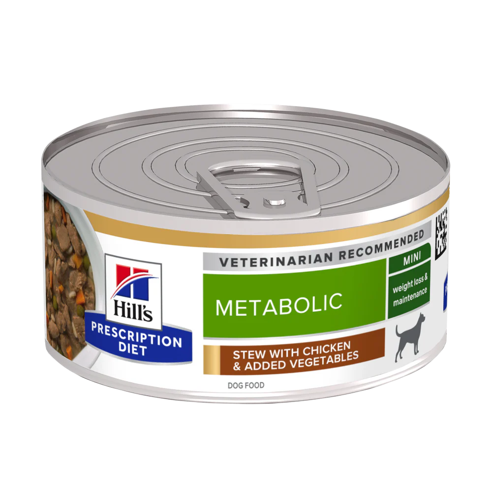 Hill’s PRESCRIPTION DIET Canine Metabolic Mini Stew Chicken & Vegetables 156g