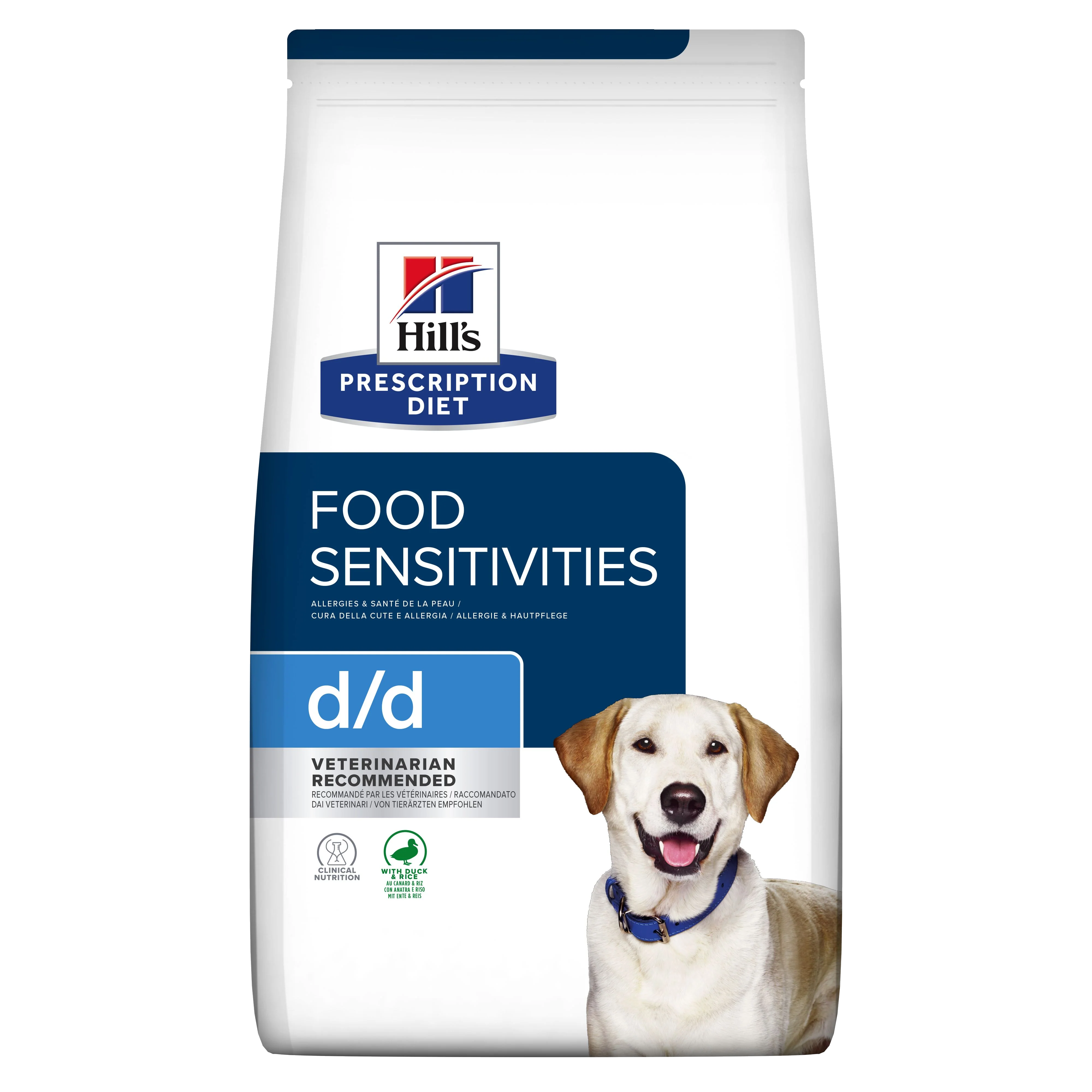 Hill's PRESCRIPTION DIET d/d Food Sensitivities tørfoder til hunde med and & ris