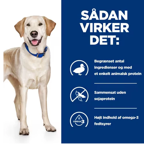 Hill's PRESCRIPTION DIET d/d Food Sensitivities tørfoder til hunde med and & ris - Image 4
