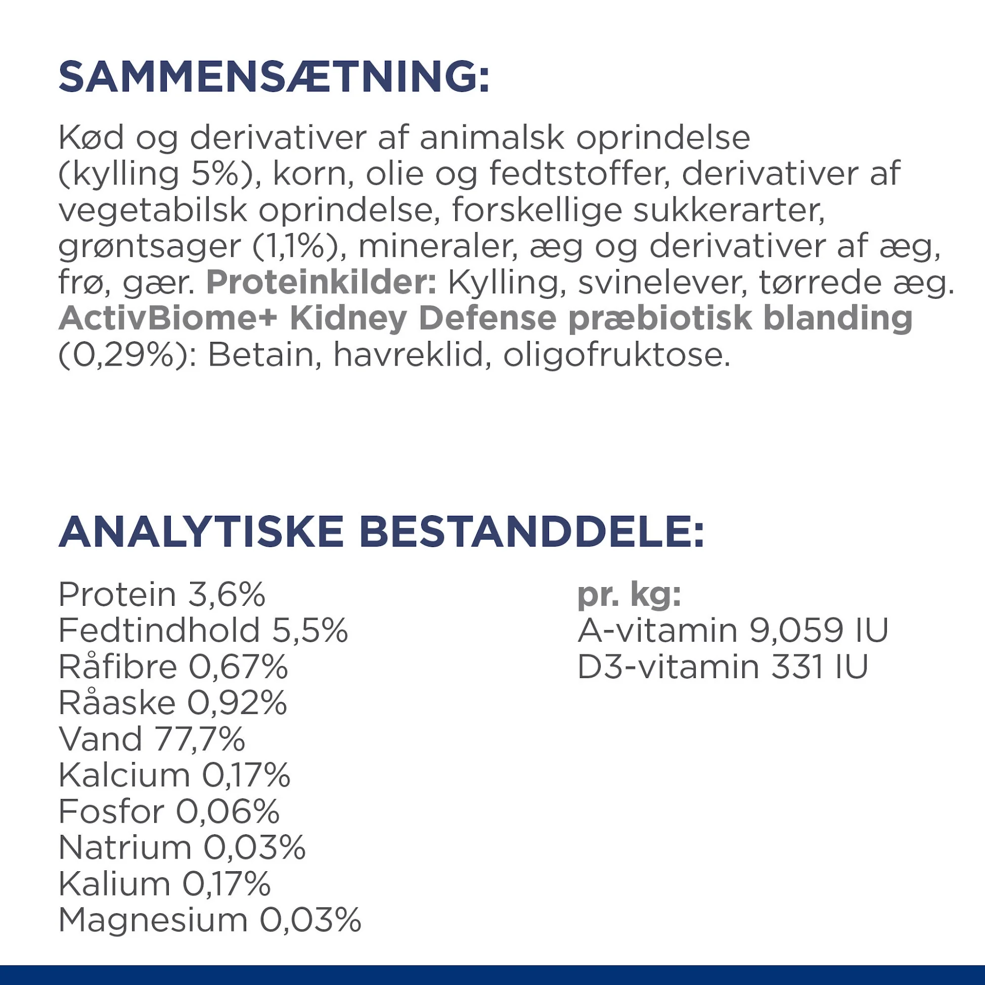 Hill's PRESCRIPTION DIET k/d Kidney Care Stew hundefoder med kylling og tilsatte grøntsager - Image 4