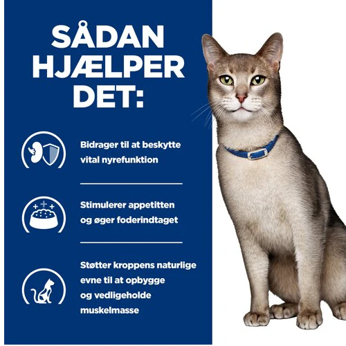 Hill's PRESCRIPTION DIET k/d Kidney Care tørfoder til katte med kylling eller laks - Image 3