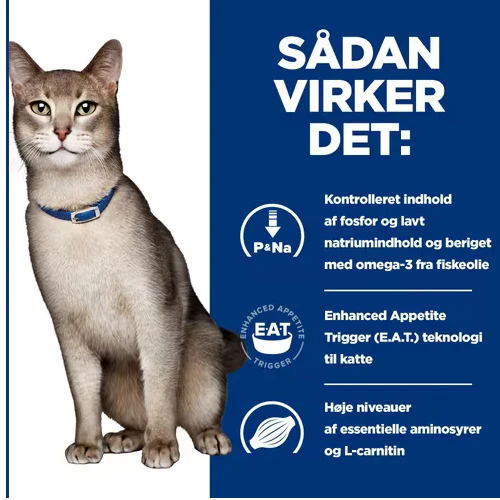 Hill's PRESCRIPTION DIET k/d Kidney Care tørfoder til katte med kylling eller laks - Image 4