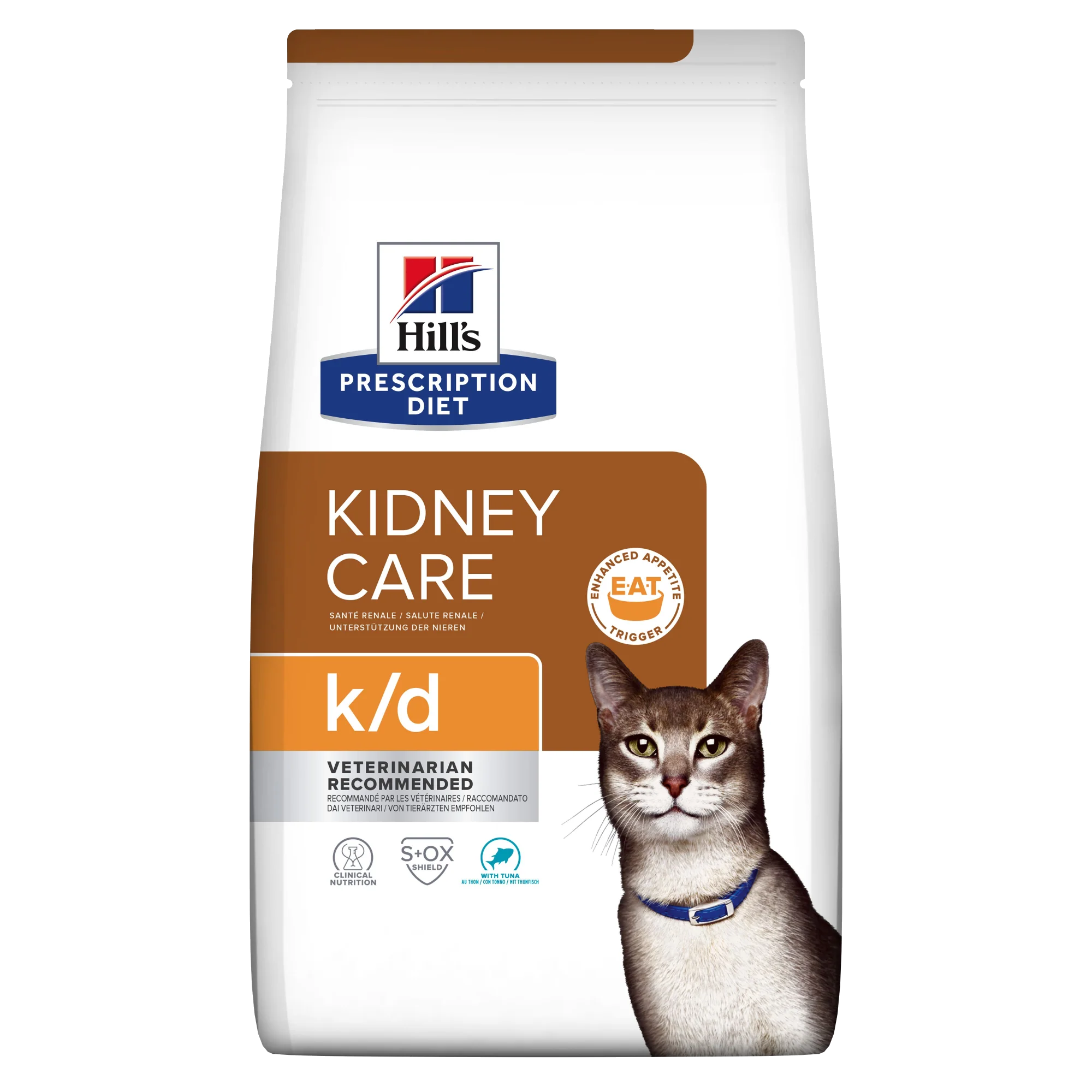 Hill's PRESCRIPTION DIET k/d Kidney Care tørfoder til katte med kylling eller laks - Image 5