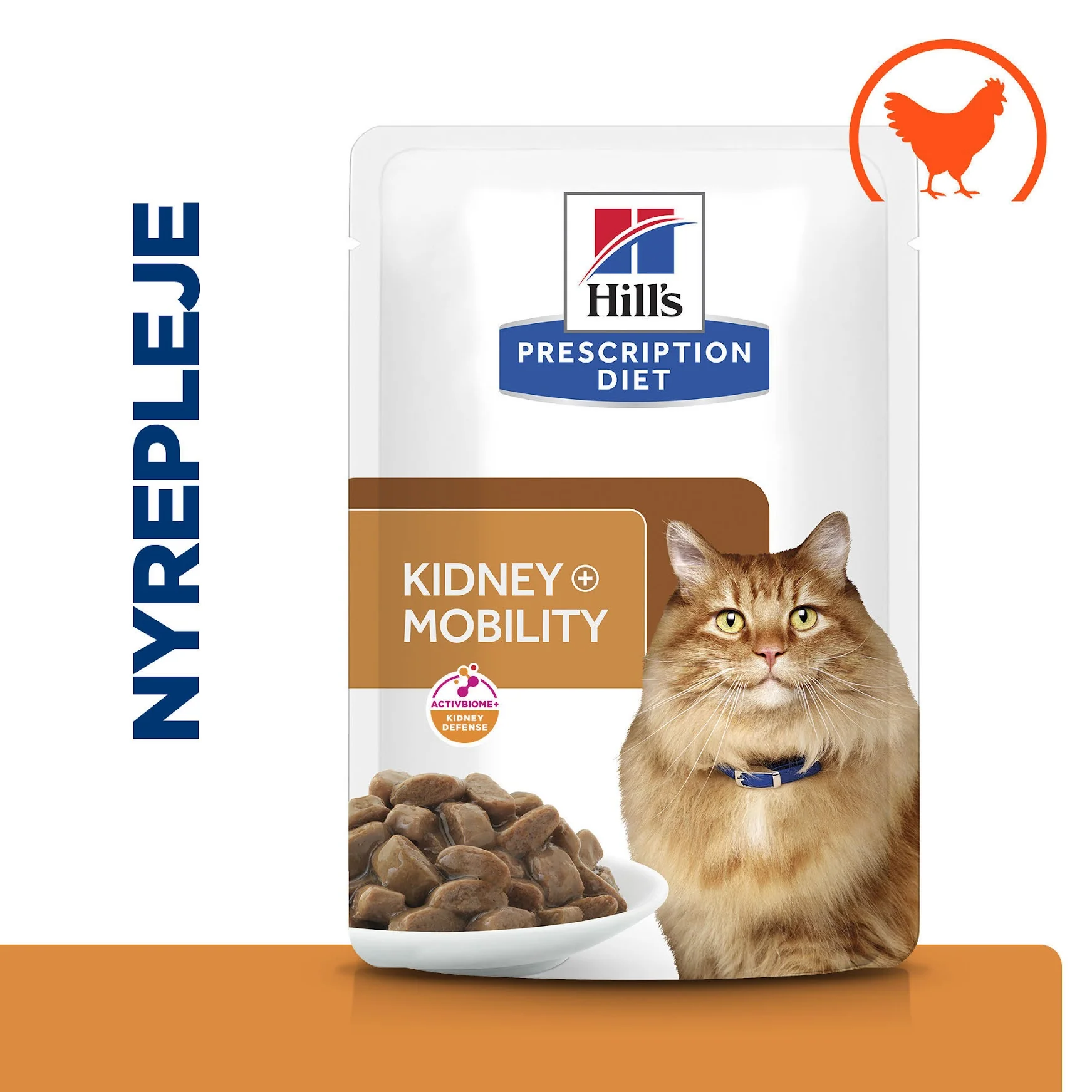Hill's PRESCRIPTION DIET k/d + Mobility vådfoder til katte med kylling - 12x85g portionsposer - Image 10