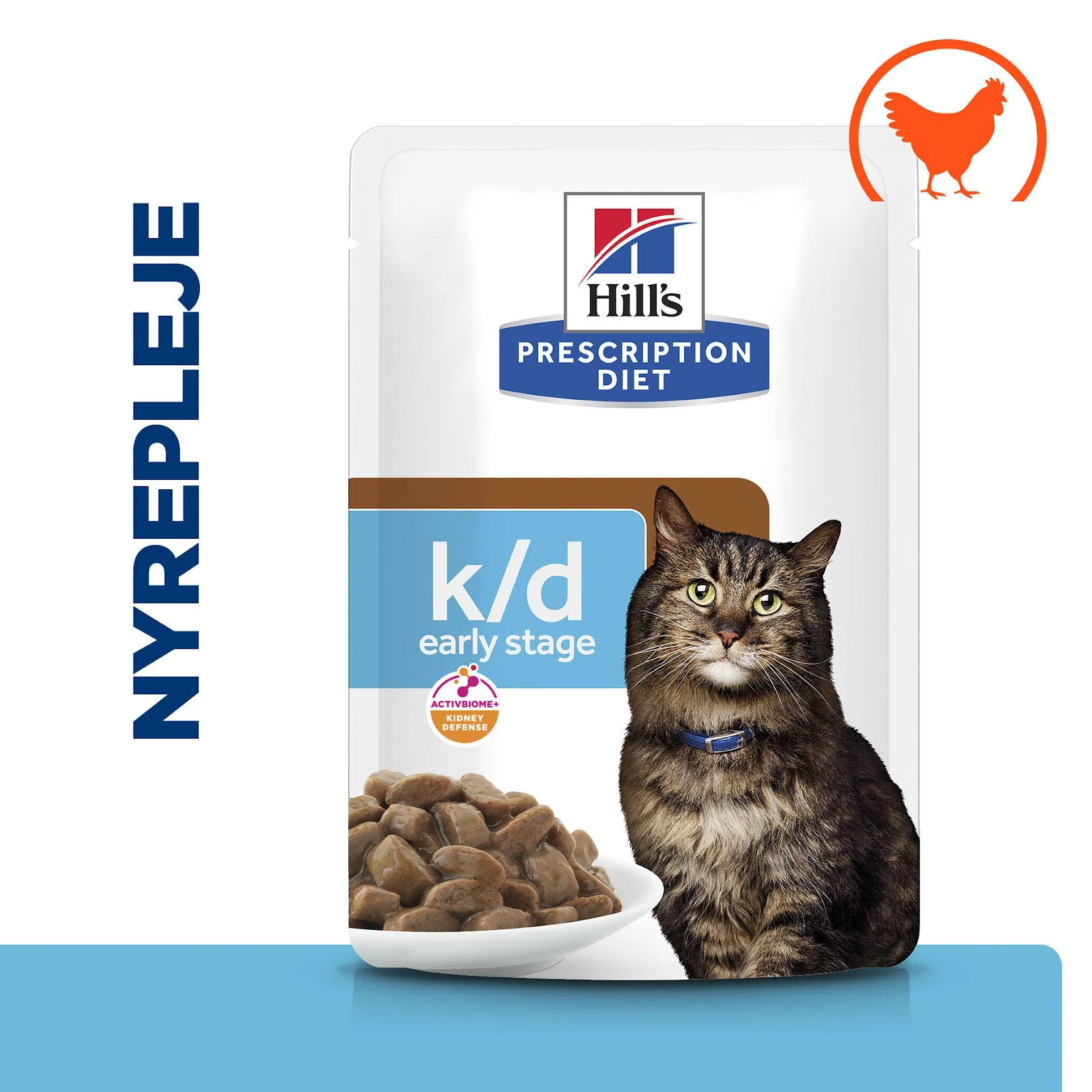 Hill’s PRESCRIPTION DIET k/d Early Stage vådfoder 12x85g til katte med kylling - Nyrepleje i tidligt stadie - Image 5