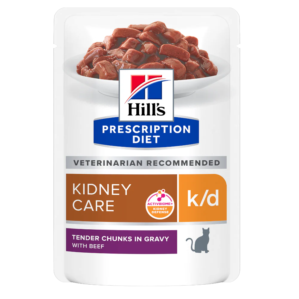 Hill's PRESCRIPTION DIET k/d Kidney Care vådfoder til katte - portionsposer 12x85g - Image 3