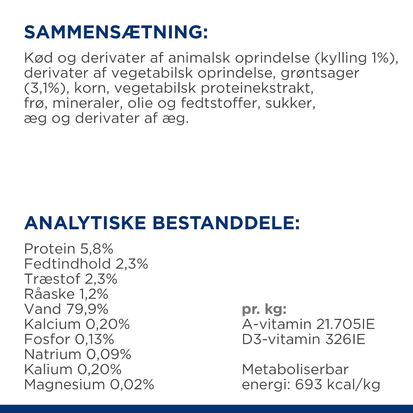 Hill's PRESCRIPTION DIET Metabolic Weight Management Stew hundefoder med kylling og tilsatte grøntsager 354g dåse - Image 3