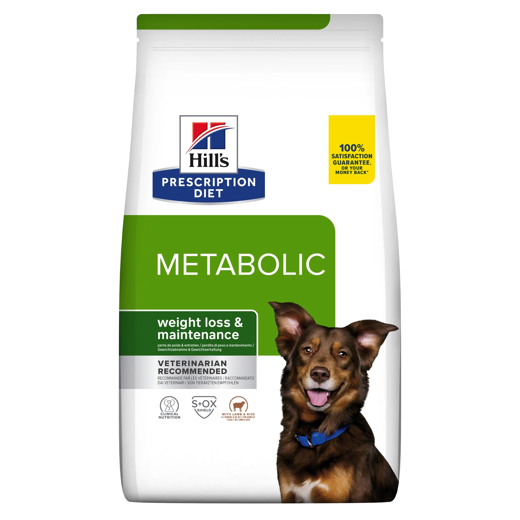 Hill’s Prescription Diet Metabolic Lam & Ris | Effektiv vægttab & vægtkontrol til hunde