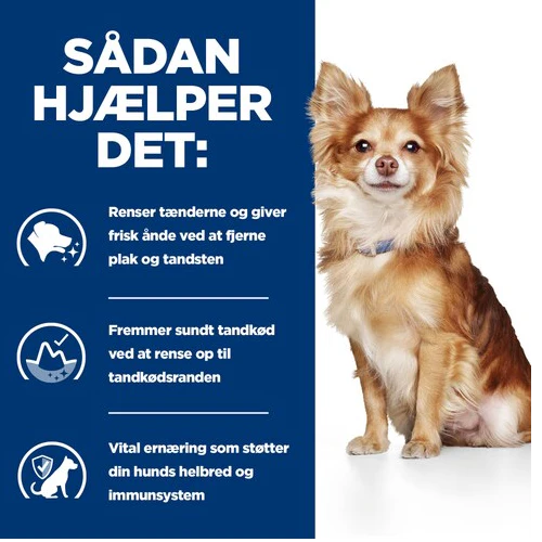 Hill's PRESCRIPTION DIET t/d Mini Dental Care tørfoder til hunde med kylling 3kg pose - Image 6