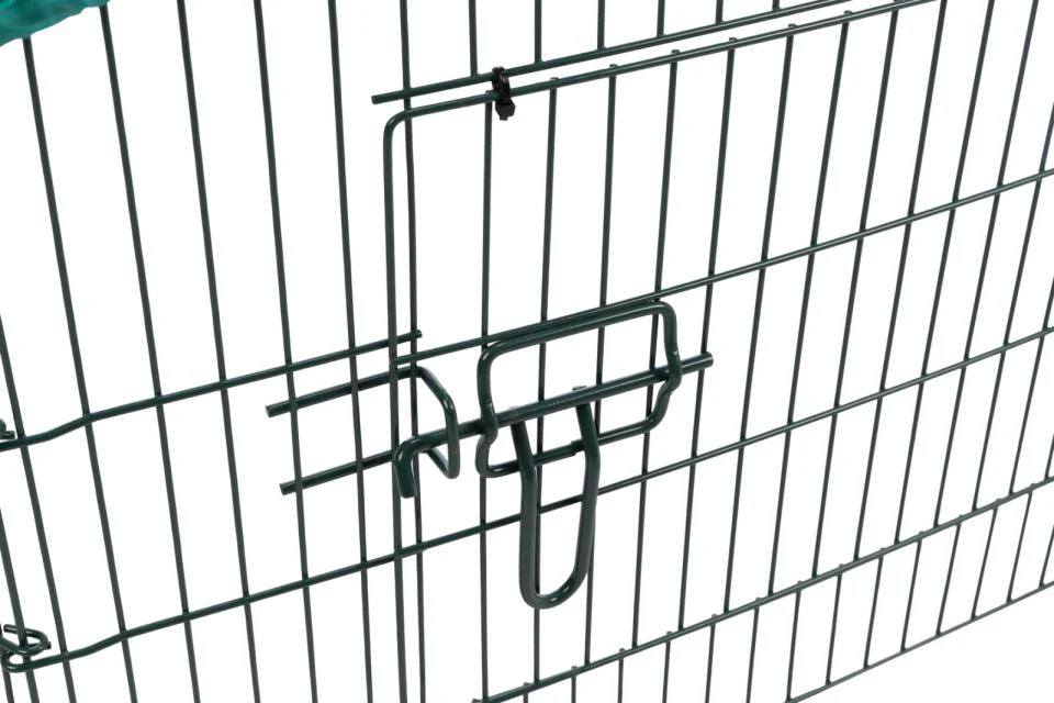 Løbegård med net, 6 elementer af 58 × 38 cm til udendørs - til  Kanin / Marsvin - Image 4