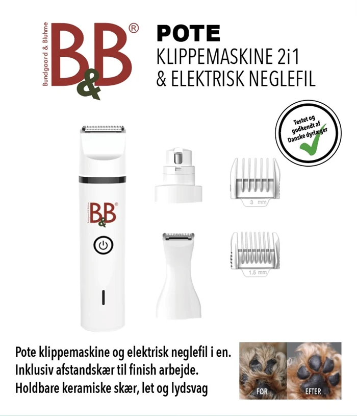 Pote og negle klippemaskine fra B & B 2i1 - Image 8