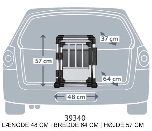 Transportbur til Store Hunde – Stabilt og Sikkert i Aluminium - Image 5